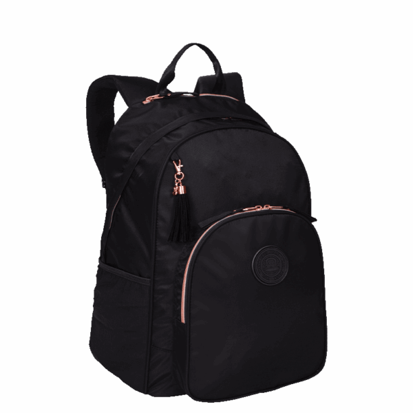 Mochila de Costas Paul Frank Glam Preta- Sestini