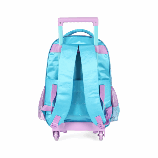 Mochila de Rodinhas Stitch Azul Puffy e Holográfica- Luxcel - Imagem 2