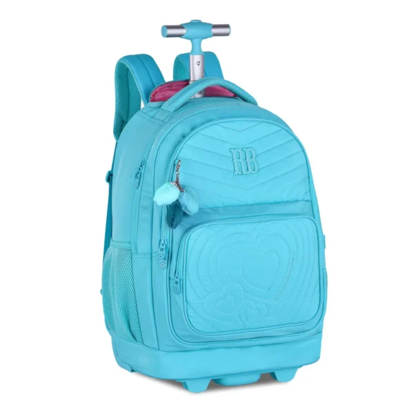 Mochila de Rodinhas Feminina Juvenil Rebecca Bonbon Cores- Clio - Imagem 4