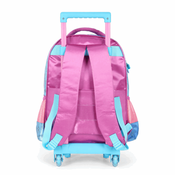 Mochila de Rodinhas Stitch Roxa Puffy e Holográfica- Luxcel - Imagem 2