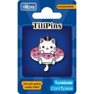 Pin de Metal Colecionador: Gatocornio- Tilibra