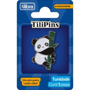 Pin de Metal Colecionador: Panda- Tilibra
