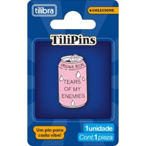 Pin de Metal Colecionador: Tears of My Enemies- Tilibra