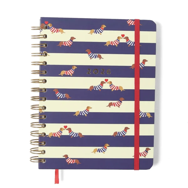 Agenda Planner Espiral Cachorro A5 2026- Cicero