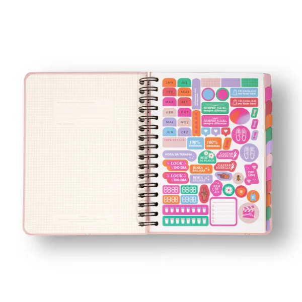 Planner Permanente Espiral A5 Abelhas- Cicero By Melissa - Imagem 3