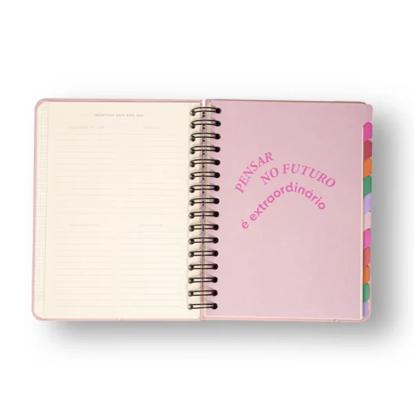 Planner Permanente Espiral A5 Abelhas- Cicero By Melissa - Imagem 4