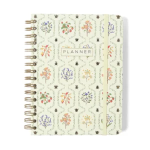 Planner Permanente Espiral A5 Jardim Off White- Cicero