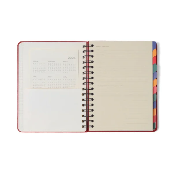 Planner Permanente Espiral A5 Libélulas- Cicero - Imagem 4