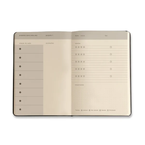 Planner Permanente Costurado A5 Origens- Cicero - Imagem 3