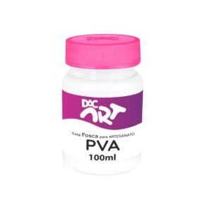Tinta Para Artesanato PVA Fosca Branca 100ml- DAC