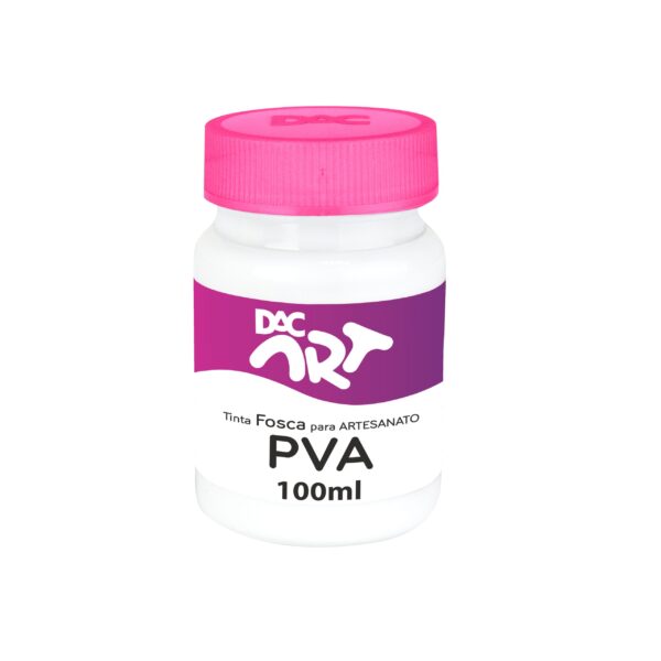 Tinta Para Artesanato PVA Fosca Branca 100ml- DAC