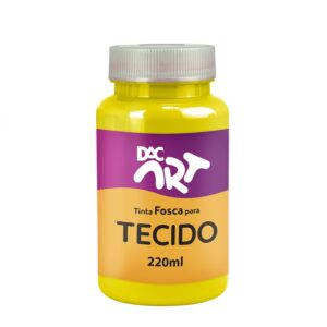 Tinta Para Tecido Fosca 220ml Amarelo Ouro- DAC