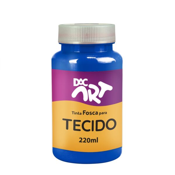 Tinta Para Tecido Fosca 220ml Azul Turquesa- DAC