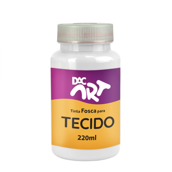 Tinta Para Tecido Fosca 220ml Branco- DAC