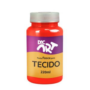 Tinta Para Tecido Fosca 220ml Vermelho Fogo- DAC