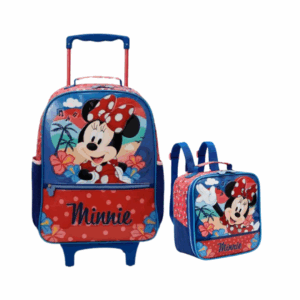 Kit Mochilete/Lancheira Minnie Mouse- Xeryus