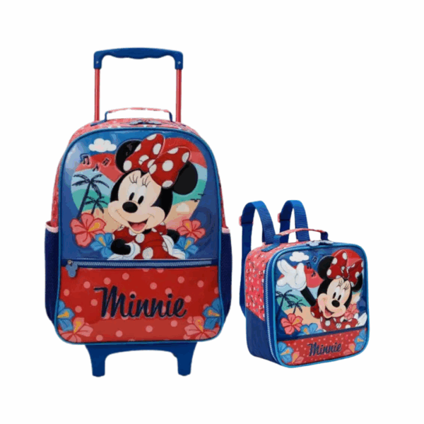 Kit Mochilete/Lancheira Minnie Mouse- Xeryus