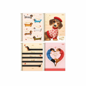Caderneta Espiral 1/8 Brownie The Dog 80Fls- Tilibra