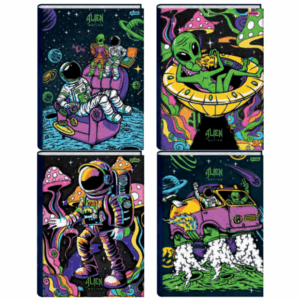 Caderno Brochura Capa Dura Alien Nation 80fls- Jandaia