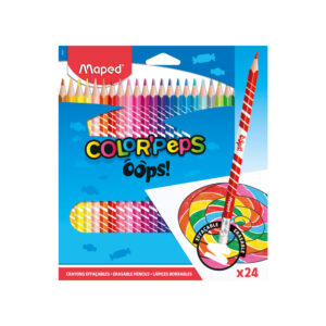 Lápis de Cor Apagável Color Peps 24 Cores- Maped