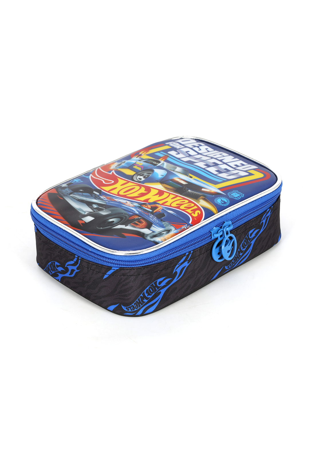 Estojo Box HotWheels Azul- Luxcel