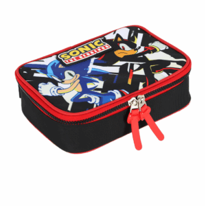 Estojo Box Sonic e Shadow Preto- Luxcel