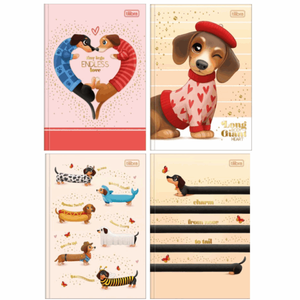 Caderno Brochura Brownie The Dog 80fls- Tilibra