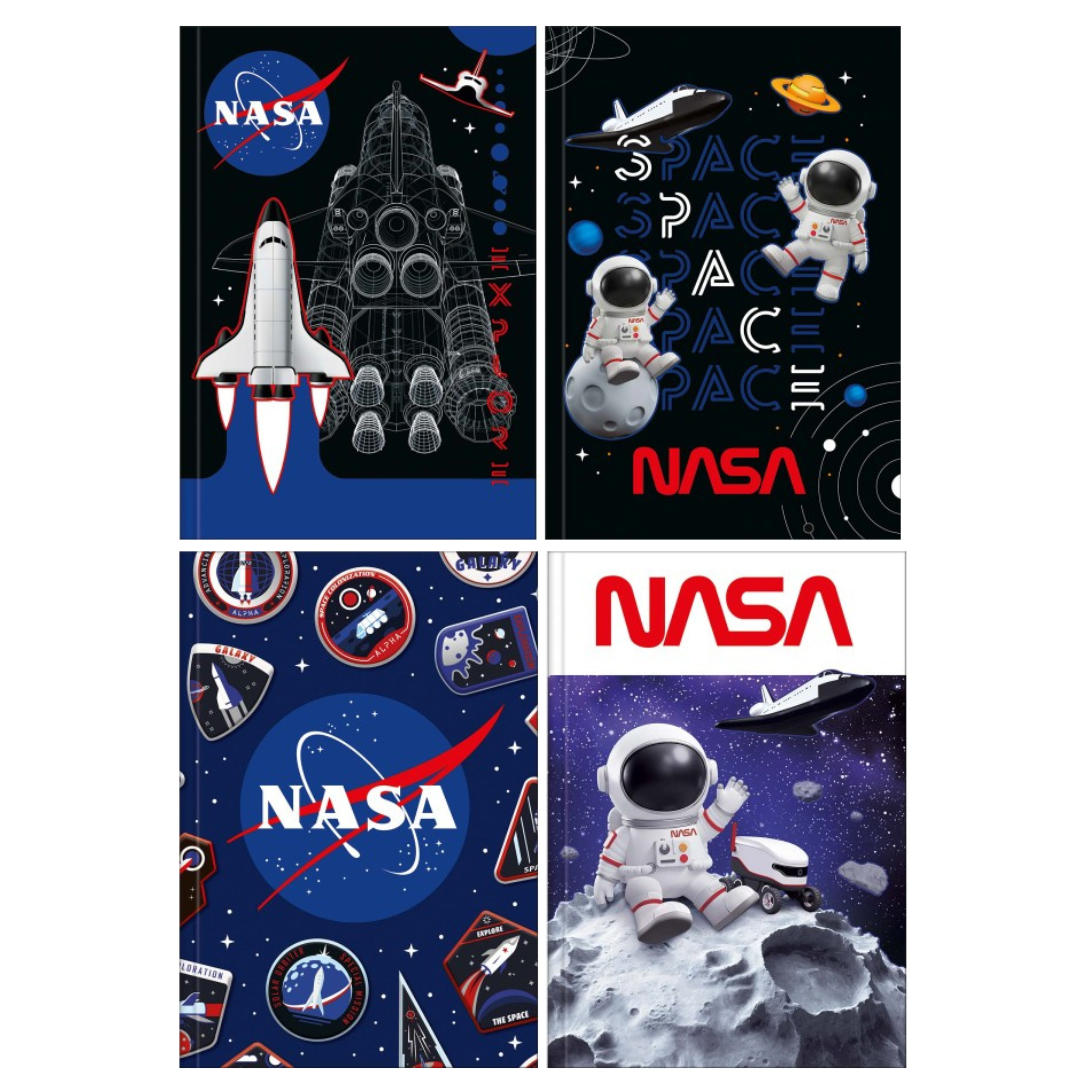 Caderno Brochura Capa Dura Pautado 80fls Nasa- Tilibra