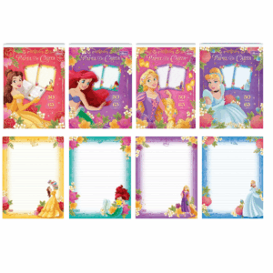 Bloco Papel Carta Princesas 50fls- Tilibra
