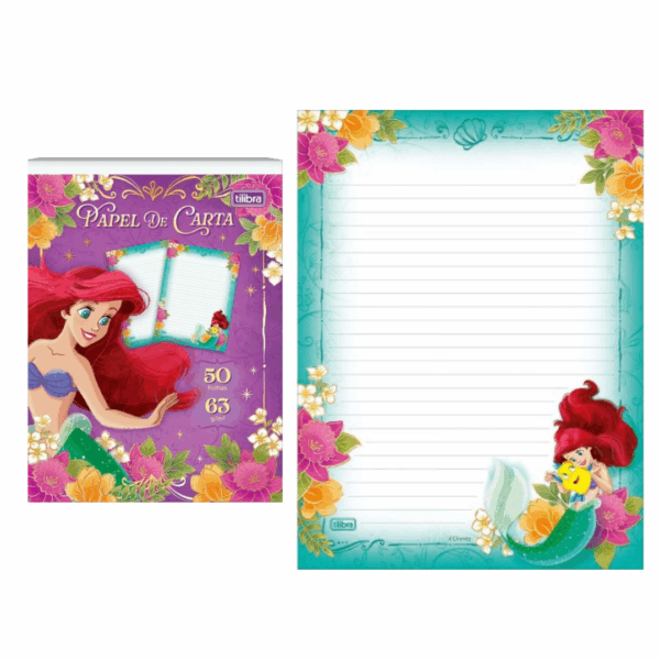 Bloco Papel Carta Princesas 50fls- Tilibra - Imagem 3