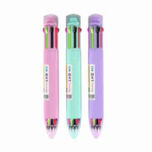 Caneta Retrátil Candy 8 Cores 0,7mm- CIS