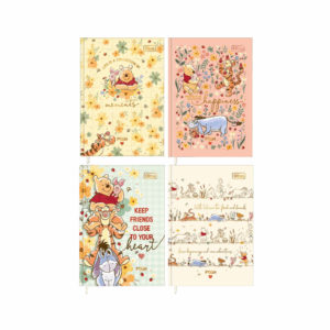 Caderneta Costurada Petit Ursinho Pooh 96fls- Tilibra