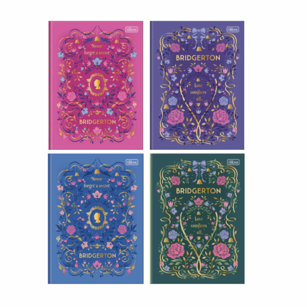 Caderno Brochura Colegial Bridgerton 10 Matérias 160fls- Tilibra