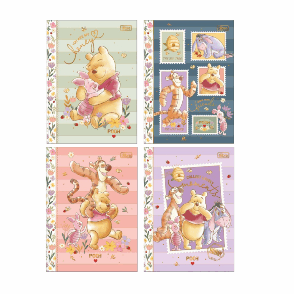 Caderno Brochura Colegial Ursinho Pooh 10 Matérias 160fls- Tilibra