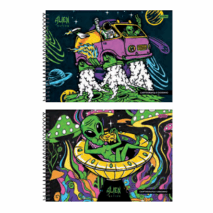 Caderno de Desenho Alien Nation 80fls- Jandaia