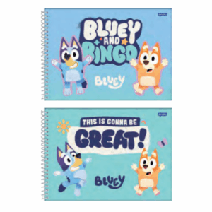Caderno de Desenho Espiral Bluey 80fls- Tilibra