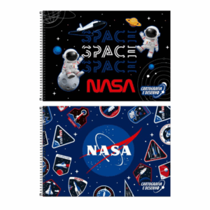 Caderno de Desenho e Cartografia Nasa 80fls- Tilibra
