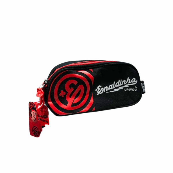 Estojo 3 Divisórias UP4YOU Enaldinho Vermelho- Luxcel