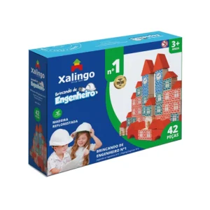 Jogo Brincando de Engenheiro N°1 42 Peças- Xalingo