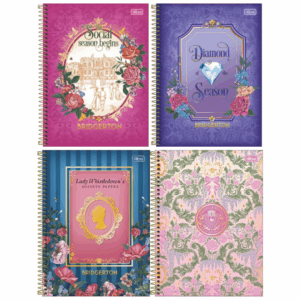 Caderno Espiral Universitário 10 Matérias Bridgerton 160fls- Tilibra