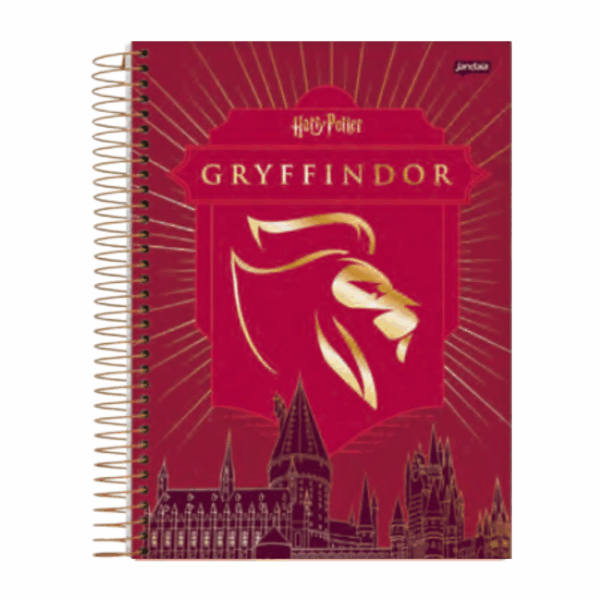 Caderno Espiral Universitário 10 Matérias 160fls Harry Potter Edição Especial- Jandaia - Imagem 2