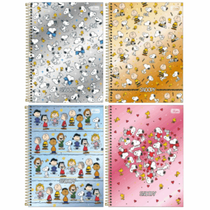 Caderno Espiral Universitário 1 Matéria Snoopy  80fls- Tilibra