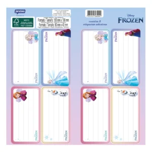 Etiqueta Escolar de Identificação Frozen 8x1- Jandaia