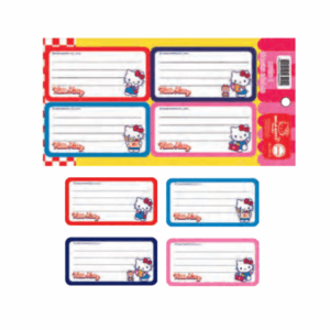 Etiqueta Escolar de Identificação Hello Kitty 8x1- Tilibra