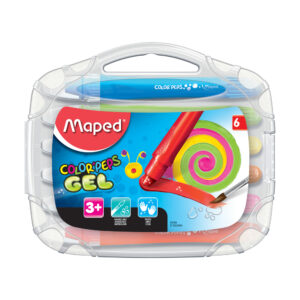 Giz de Cera 6x1 Color Peps Gel Estojo-Maped