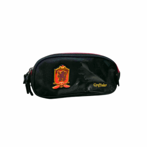 Estojo 2 Divisórias Harry Potter Gryffindor Preto- Luxcel