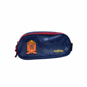 Estojo 2 Divisórias Harry Potter Gryffindor Azul- Luxcel
