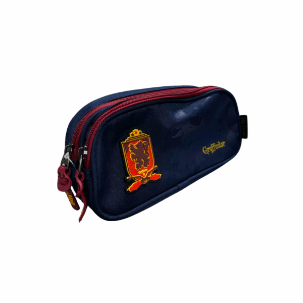 Estojo 2 Divisórias Harry Potter Gryffindor Azul- Luxcel - Imagem 2