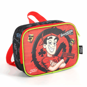 Lancheira Escolar Térmica Enaldinho Vermelha- Luxcel