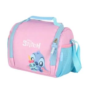 Lancheira Stitch Disney Rosa Claro- Luxcel